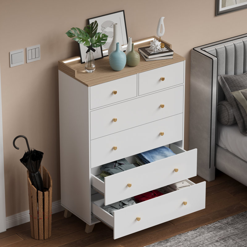 Ebern Designs Romila 7 Drawer Dresser Wayfair
